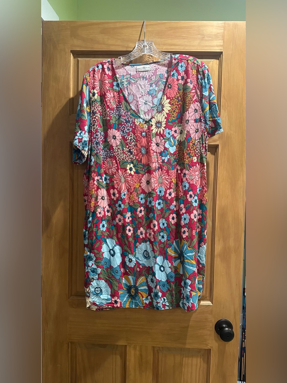 NATURAL LIFE flowered mini dress